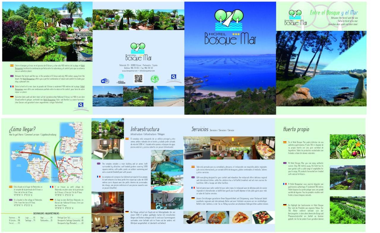 Hotel Spa Bosque Mar Reboredo Eksteriør bilde